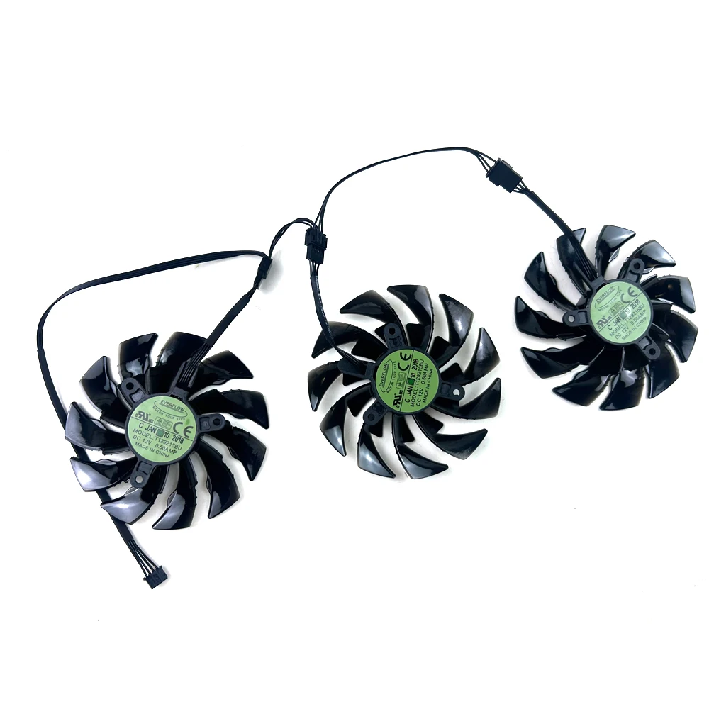 NEW Cooling Fan 95mm 4pin T129215BU GPU FAN For Gigabyte AORUS GTX 1080 TI Xtreme Edition gtx1070 video card fans