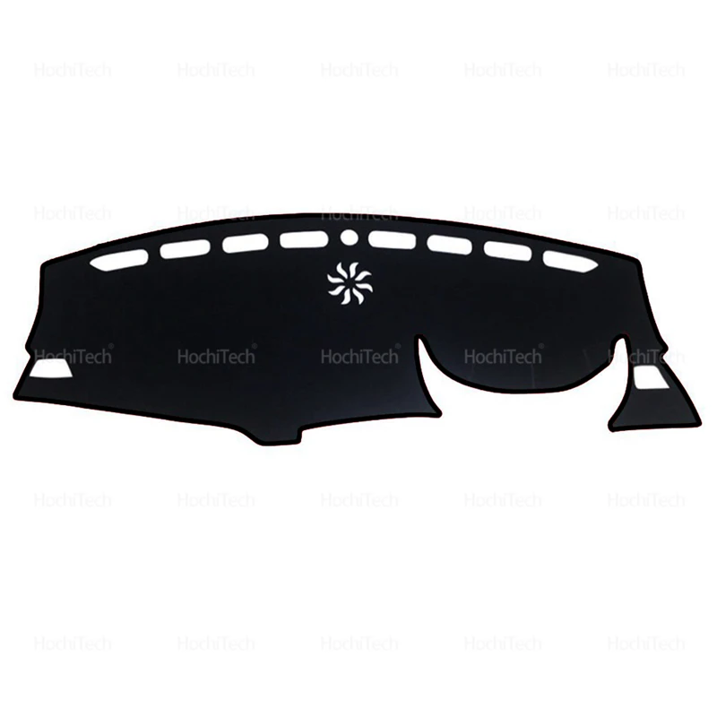 Anti-UV Suede Leather Dashmat Black Dashboard Cover Sun Shade Carpet Non-slip Pad for Peugeot 3008 5008 GT Hybrid 2016-2022 image 6
