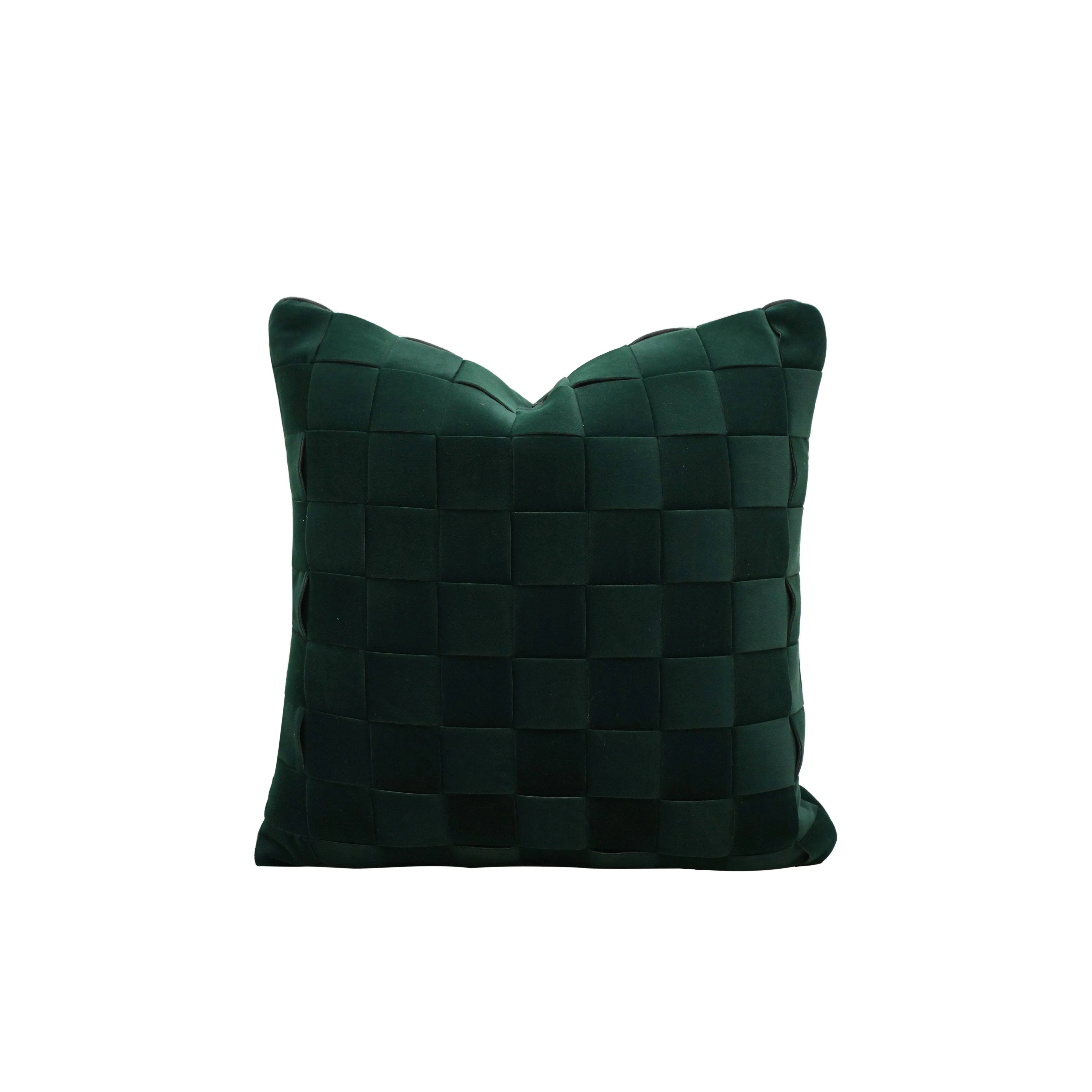 Throw Pillow Cover Home Decor, Modern Checkered Pattern Pillowcase, Luxury Soft Suede Couch Bed Pillow Cover for Living Room Bed
