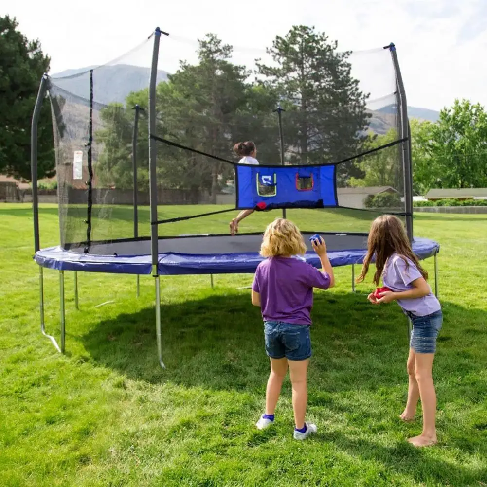 Park Trampoline Toss Game Exciting Trampoline Toss Game for Outdoor Fun Universal Throwing Net for Kids Adults for Thrill