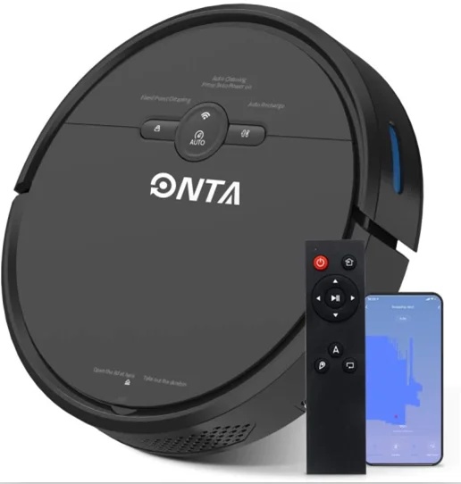 2024 APP WiFi Sweeping Robot Sweeping Mopping Auto Recharge 2500Pa Suction With Alexa Google Assistant