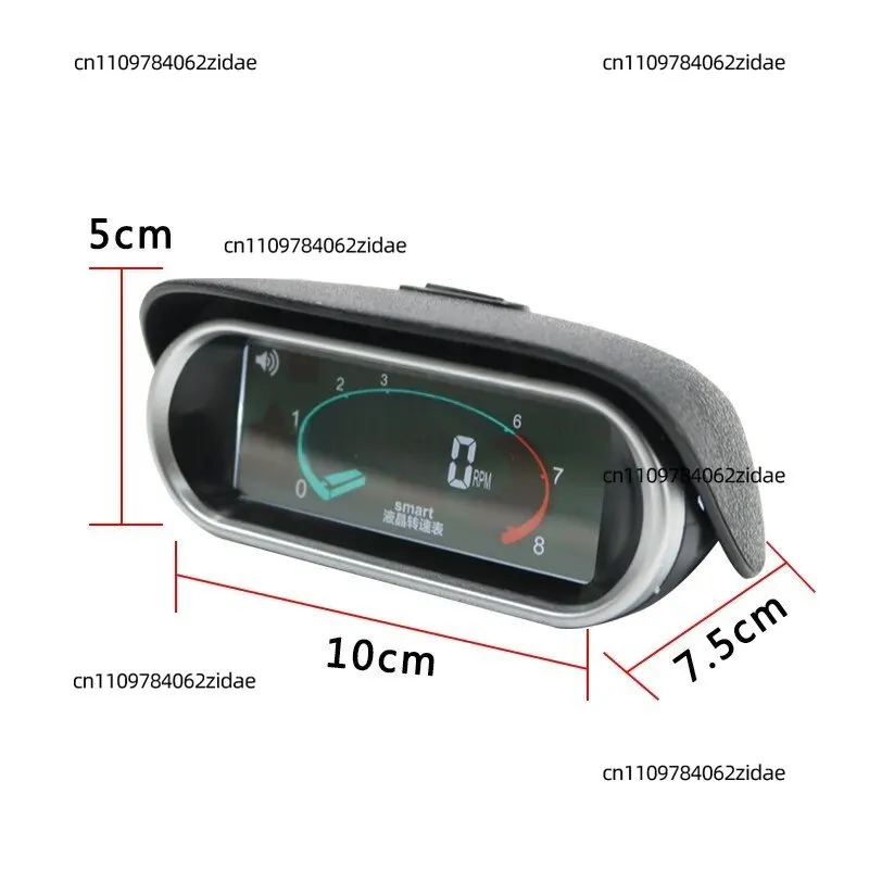 For Universal Engine Tachometer Digital RPM Gauge Modified Meter for Truck Excavator Forklift Marine Generator