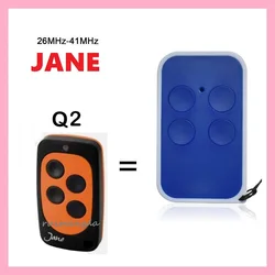 For JANE Q Garage Door Remote Control 26MHz-41MHz 26.995MHz 30.900MHz 30.875MHz 40.685MHz JANE Gate Opener Hand Transmitter