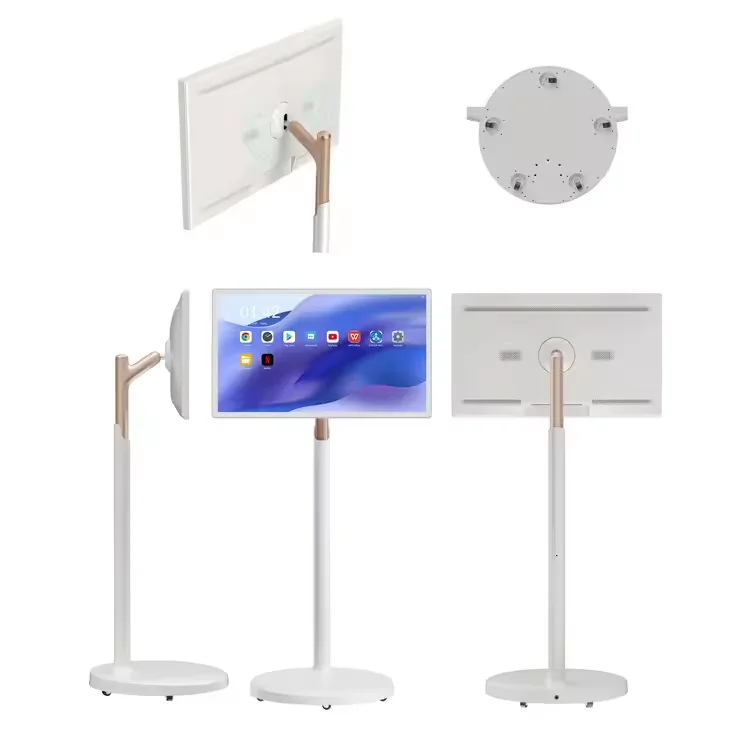 

Сенсорный экран 32 дюйма портативный телевизор 27 дюймов Smart Tv для йоги фитнеса игр видео плеер
