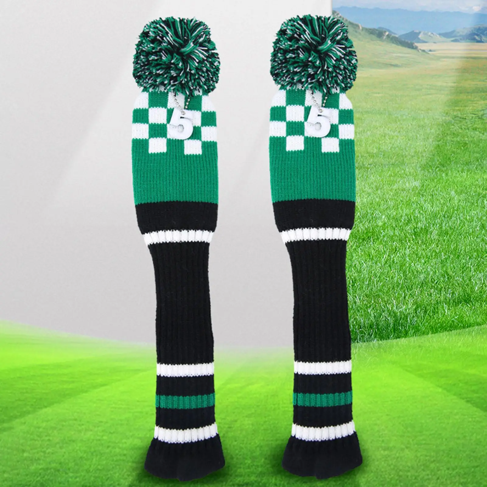 

Вязаные деревянные чехлы для клюшек для гольфа №. Набор винтажных тегов 1 3 5 для водителя