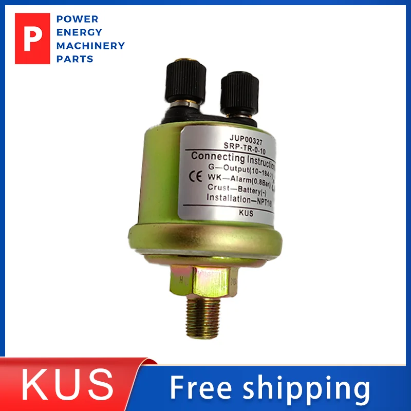 Generator Parts Original KUS JUP00327 Oil Pressure Sensor SRP-TR-0-10 NPT1/8 0.8Bar