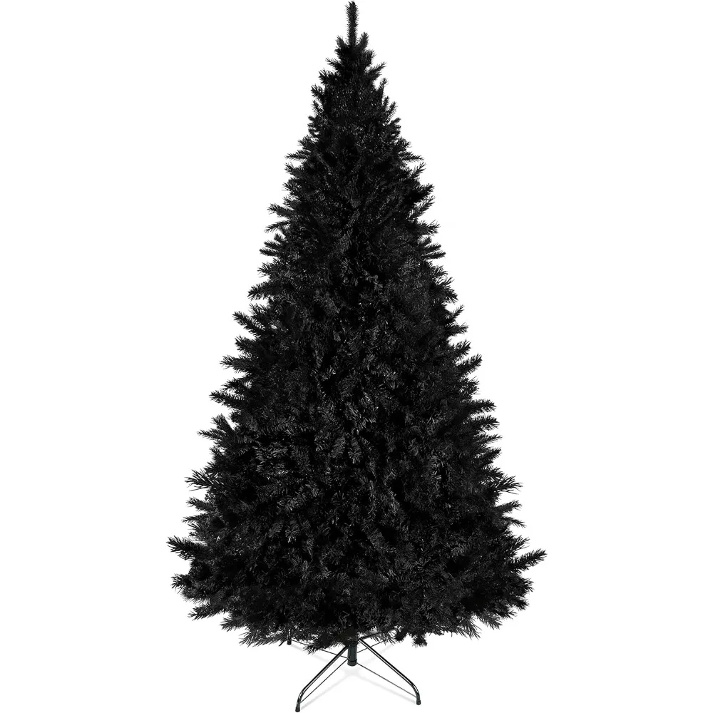 

6ft Premium Artificial Spruce Hinged Pink Christmas Tree, 1200 Tips, Lightweight, Easy Assembly with Metal Stand