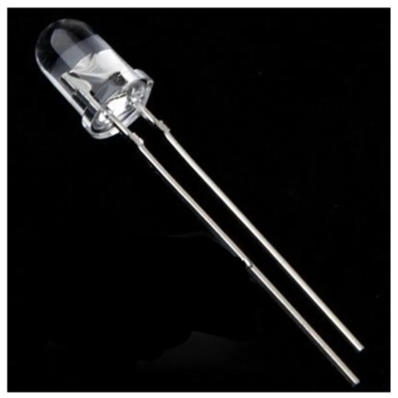 Diode électroluminescente infrarouge, F5, perle de lampe infrarouge 940NM, surveillance des émissions infrarouges, caméra, télécommande, 5mm, 50 pièces