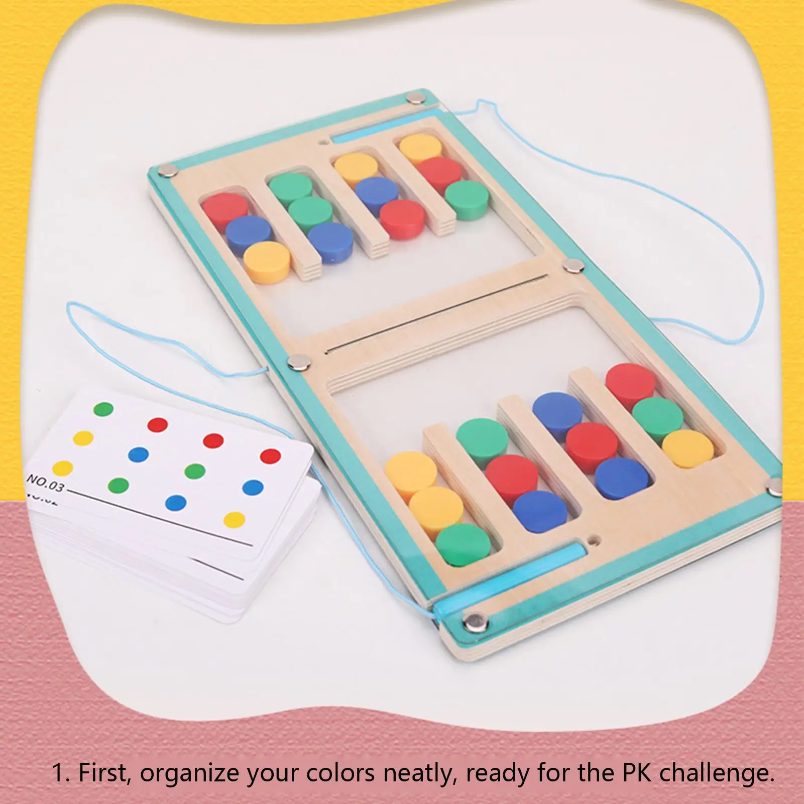 

Sorting Game For Kids Magnetic Pen Logical Thinking Toy Color Sorting Slider Puzzle Game For Home Classroom Travel Kindergarten