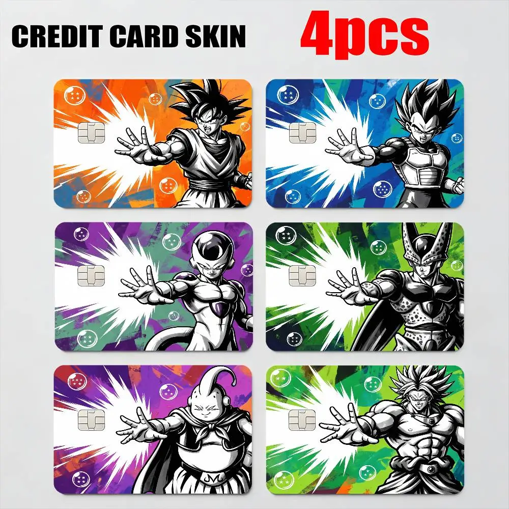 

MOTORCYCLE cool MOTO DRAGON BALL SON GOKU Prince Vegeta Card Skin Sticker For Debit Credit Card