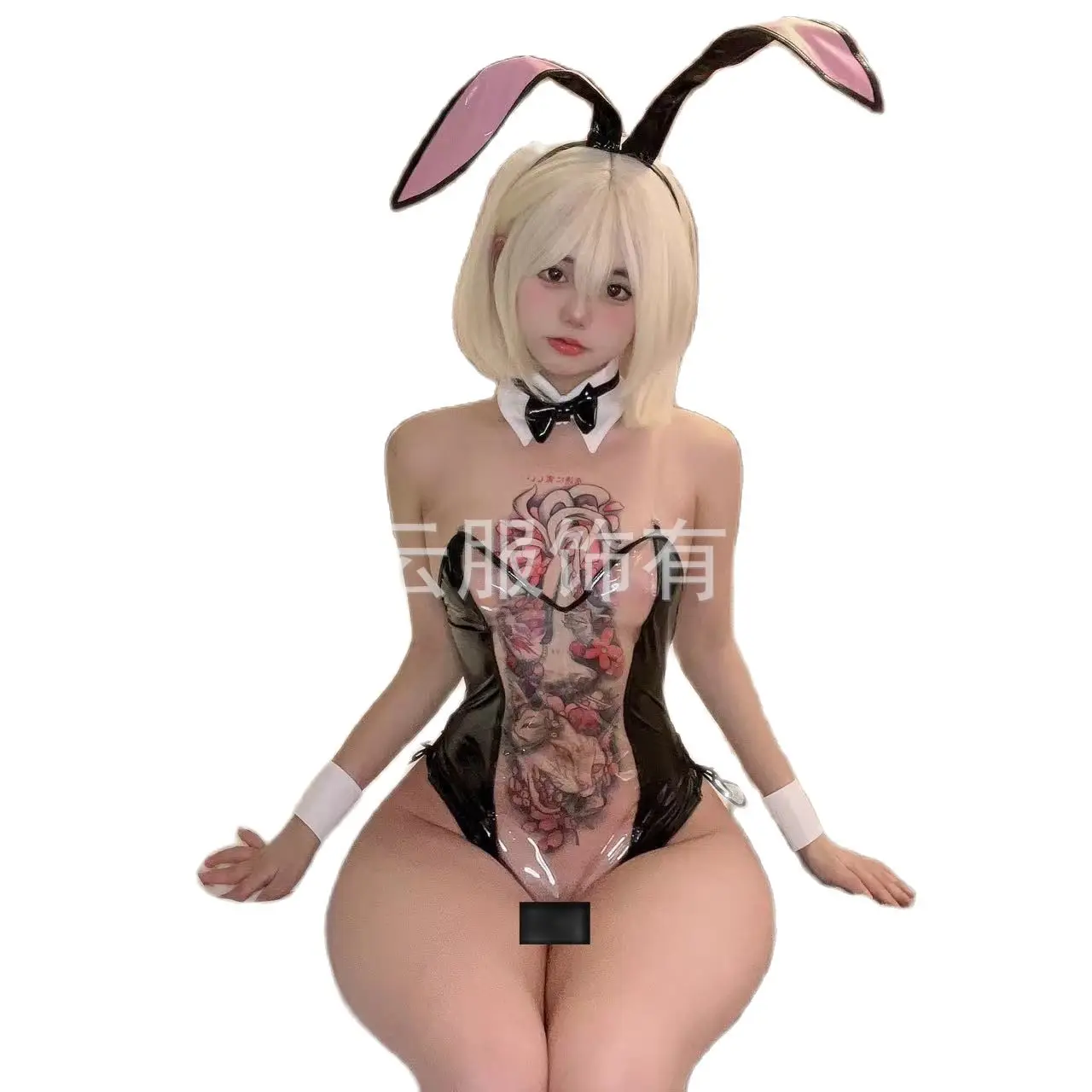 NieR: Automata YoRHa N ° 2 tipo B disfraz de Cosplay, body transparente con cola de conejo, Sexy, chica de conejito, Yor Briar, traje diario