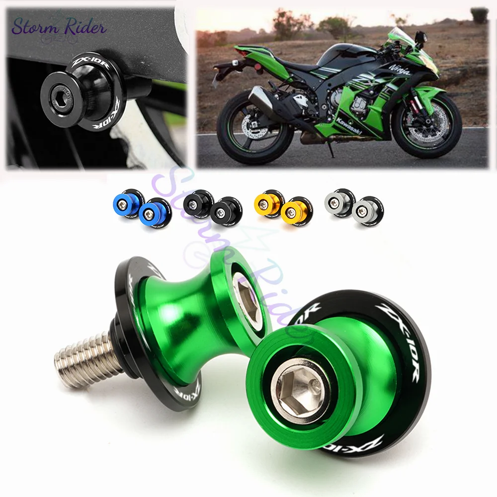 Carretes basculantes para motocicleta, tornillos de soporte deslizante, CNC, 8MM, accesorios para Kawasaki ZX10R ZX-10R ZX 10R 10 2011-2023 2024