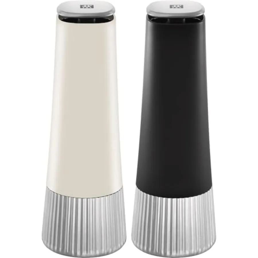 

Spices Upside-Down Manual 2-pc Spice Mill Set Black and Ivory