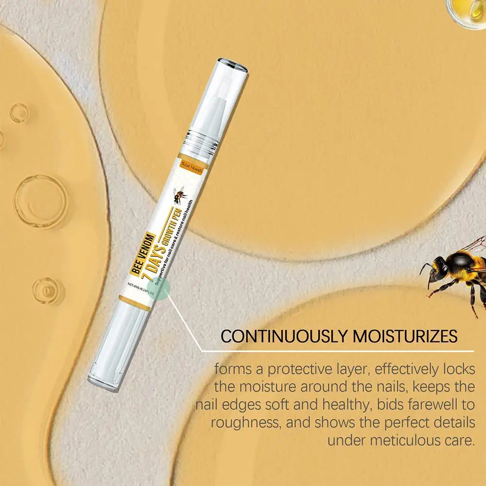 7 Days Bee Nail Repair Solution Repair Nail Fungus Foot Anti Infection Essence Care Treatments Q4d3