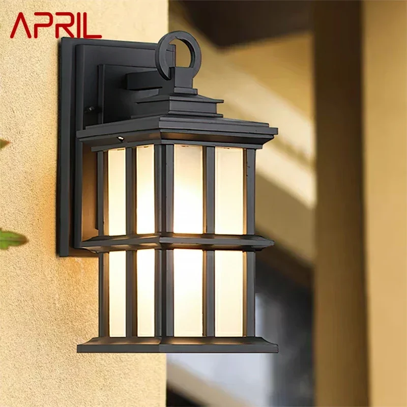 

APRIL Contemporary LED Outdoor Wall Lamps Electric Simplicity Waterproof Balcony Hallway Courtyard Villa Gate Hotel