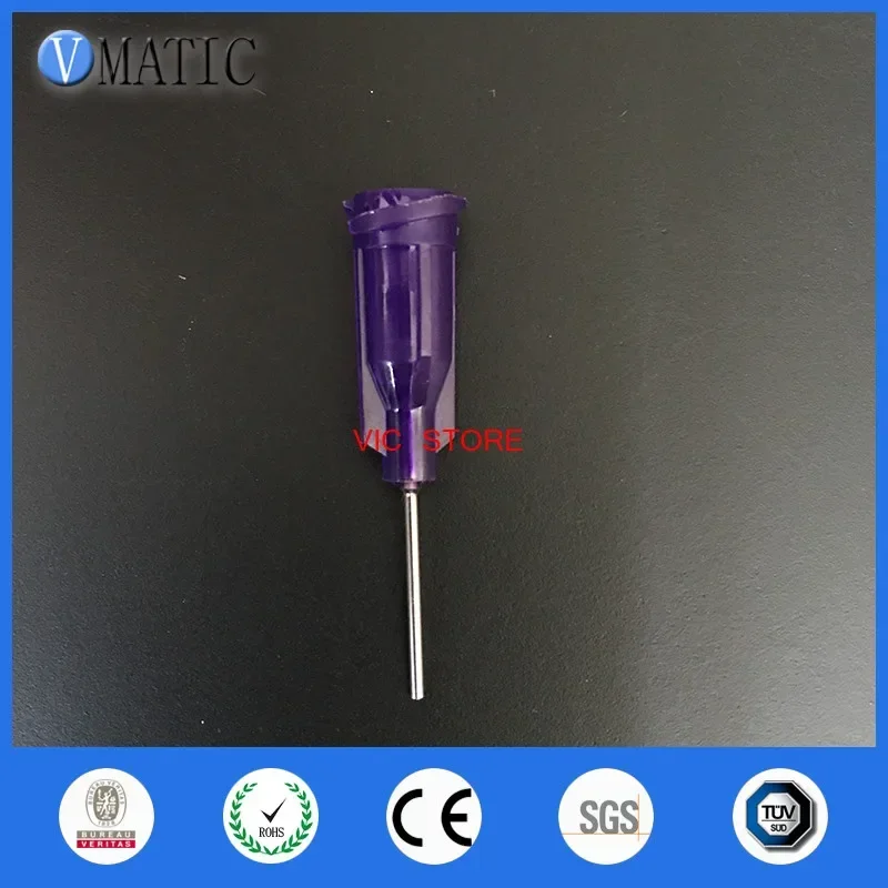 Free Shipping 100 Pcs Stainless Steel Dispensing Needles Dispenser Syringe Needle Tips 0.5'' 21G Te Dispensing Tips 1/2 Inch