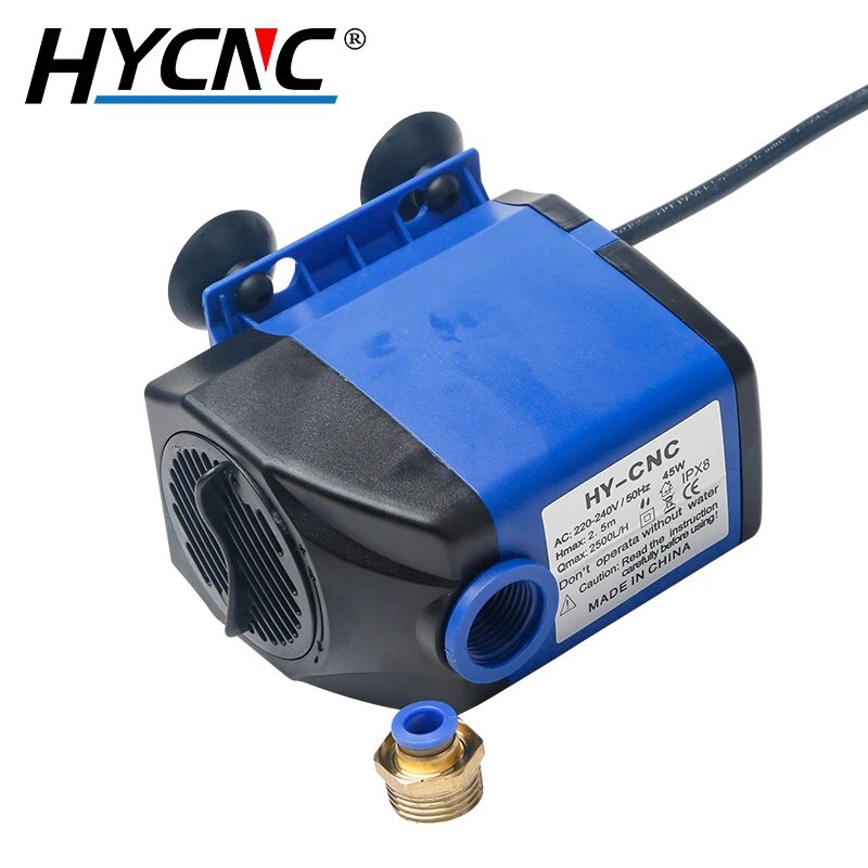 Bomba de água submersível para aquário, 45w, filtro de fonte, lago de peixes, tanque de água, fonte, bomba de sucção lateral, 220v-240v