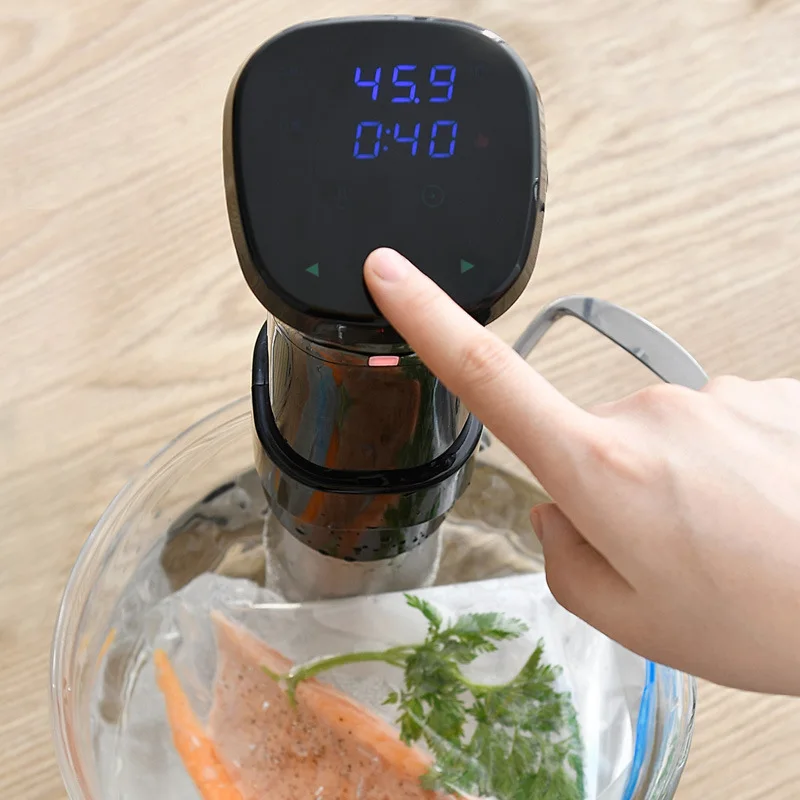 Temperatura e tempo ajustáveis da vara de cozimento da circulação do quente-mergulho da máquina do bife do cozimento molecular do fogão lento de baixa temperatura