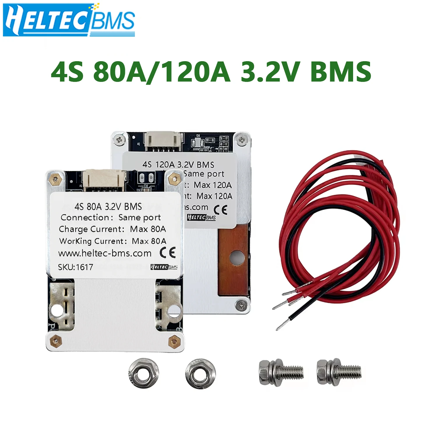 

Heltecbms 12V Lifepo4 bms 4S 3.2v 40A/80A/120A bms Lithium Iron Phosphate battery protetcion balance board