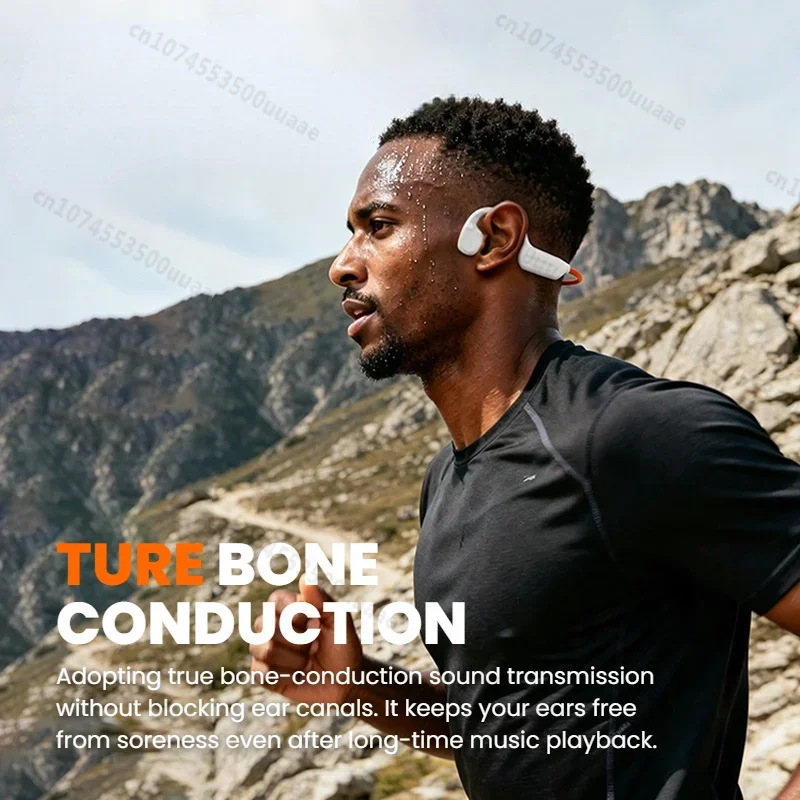 Monster Airstar MD11 Bone Conduction Headphone HiFi Sound Bluetooth 6.0 Headset IPX8 Waterproof Sports Ear Hook Earphones