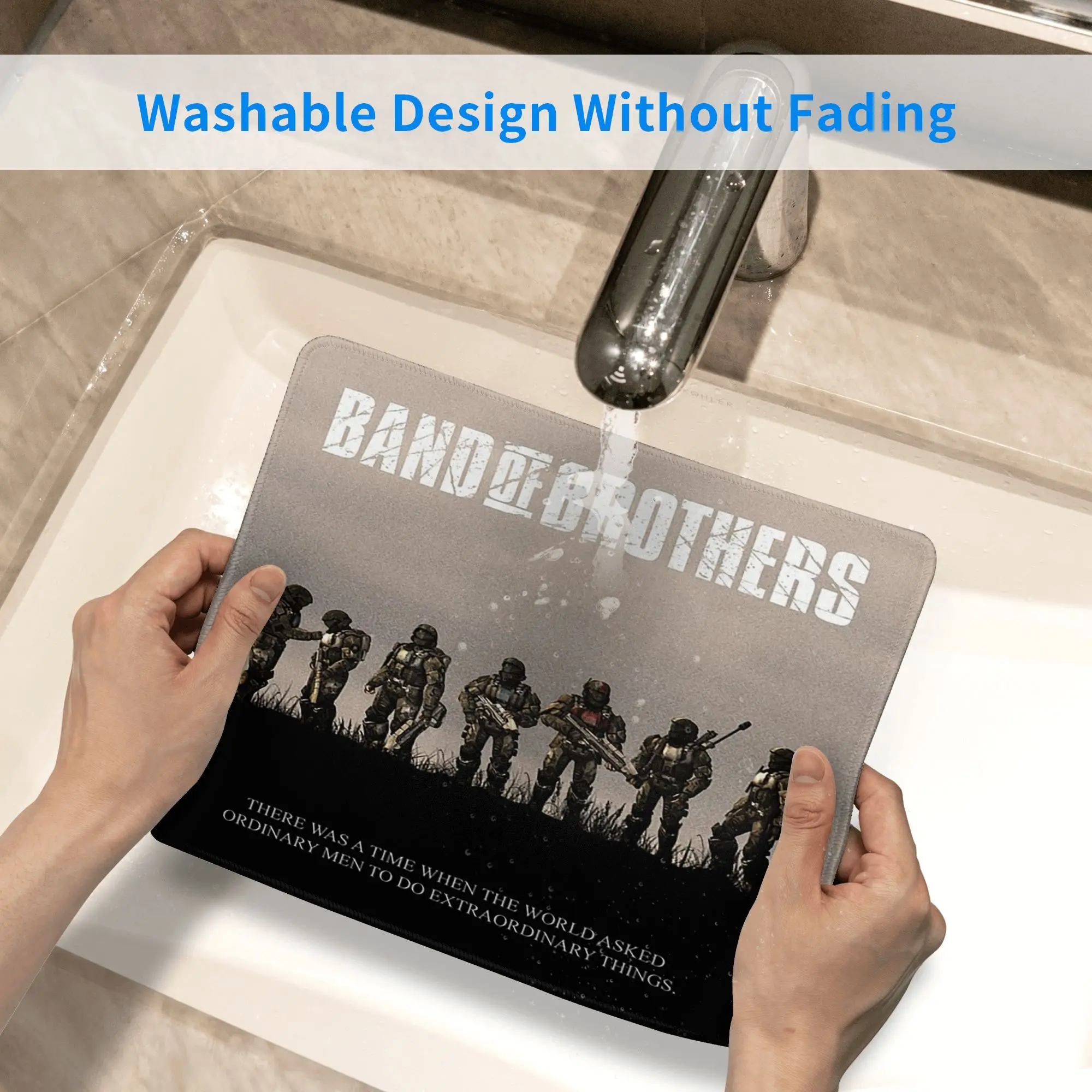 ODST Band of Brothers Mouse Pad Computer Keyboard Mouse Mat Gaming PC Laptop Desk Mat Office Accessories Table Mats