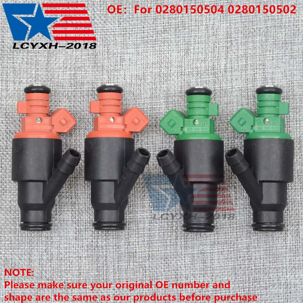 

Set Of 4 Fuel Injectors Nozzle For 95-02 Kia Sportage 2.0L 0280150504 0280150502