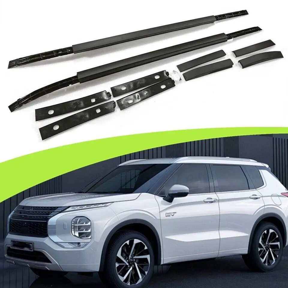 Fits for Mitsubishi Outlander 2022-2024Aluminum Roof Rail Racks Side Rail Bar