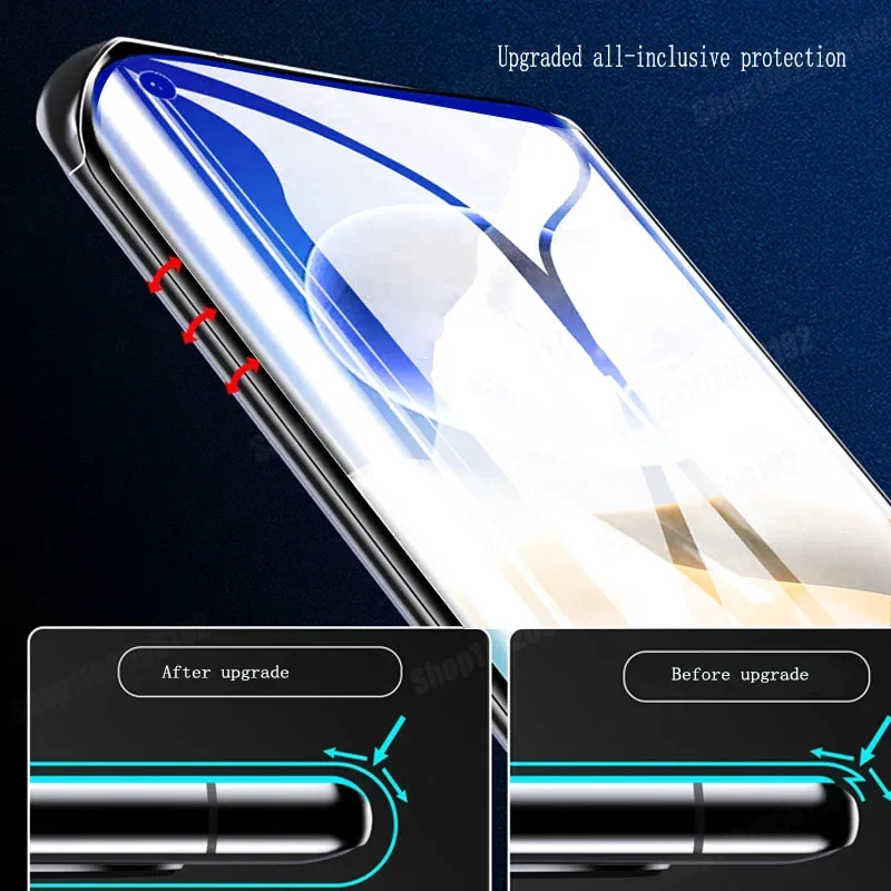4 قطعة 360 °   فراشة هيدروجيل فيلم ل ViVO X200 برو Mini X200 غطاء كامل واقي للشاشة للهاتف ViVO X100 Pro X100 فيلم لينة