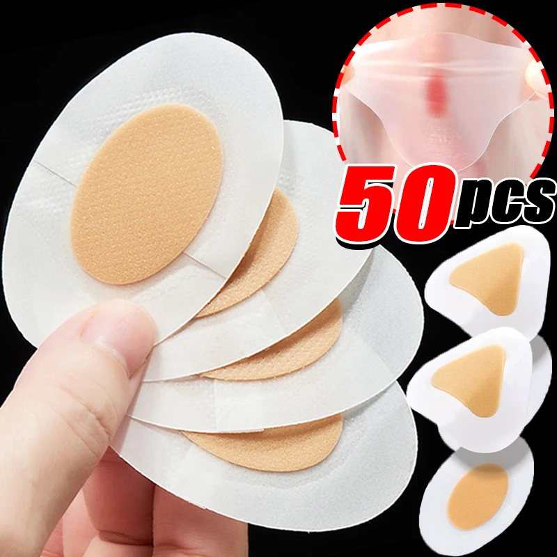 10-50PCS High Heel Patch Liner Gel Heel Protectors Adhesive Hydrocolloid Pads Cushions Insert Silicone Foot Care Shoes Stickers