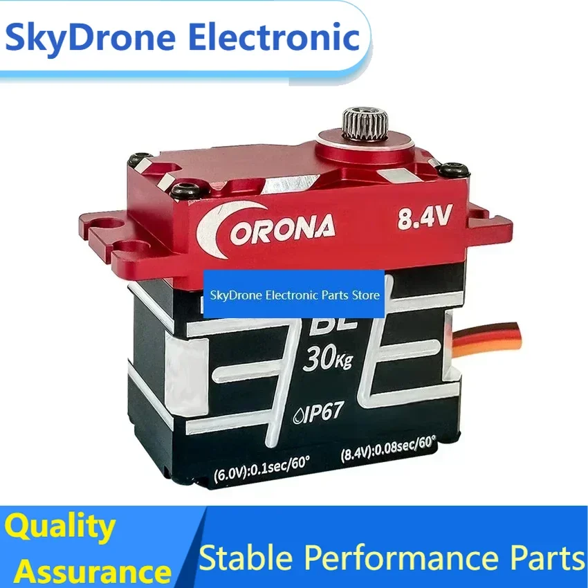 SkyDElCorona BL1028HV 30KG 8.4V Full Metal Brushless Servo IP67 Waterproof High-Speed High-Voltage Servo For KST AGFRC HPI Racin