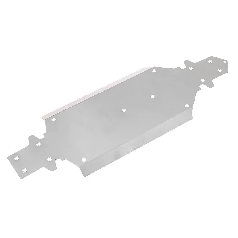 Metalen Rvs Chassis Armor Guard Bescherming Protector Skid Plate Voor XTS F10 1/10 RC Auto Upgrade Onderdelen Accessoires