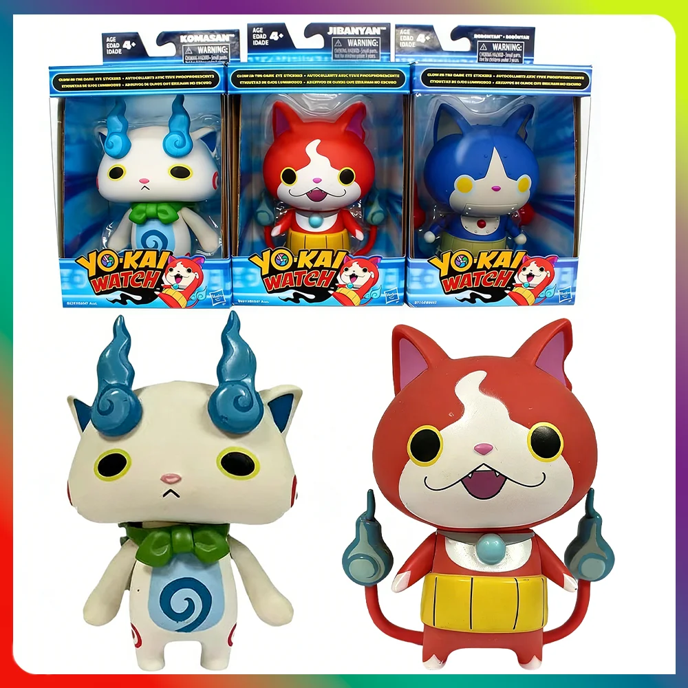Original Yo Kai reloj gato Anime estatuilla lindo RoboCat figura de acción conjunta modelo juguetes niños regalo