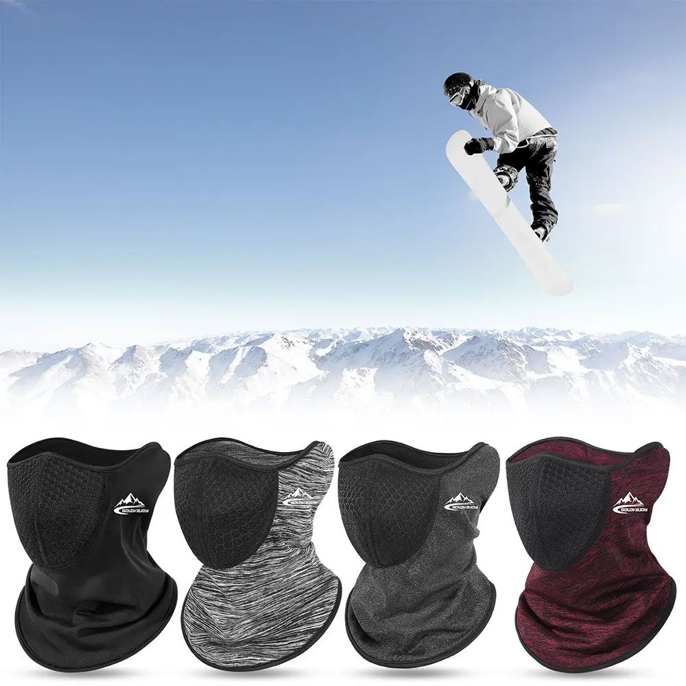 Autumn And Winter Ski Cold Protection Outdoor Sports Windproof Hood Neck Brace Balaclava Motorcycle Face Mask Scarf Cap