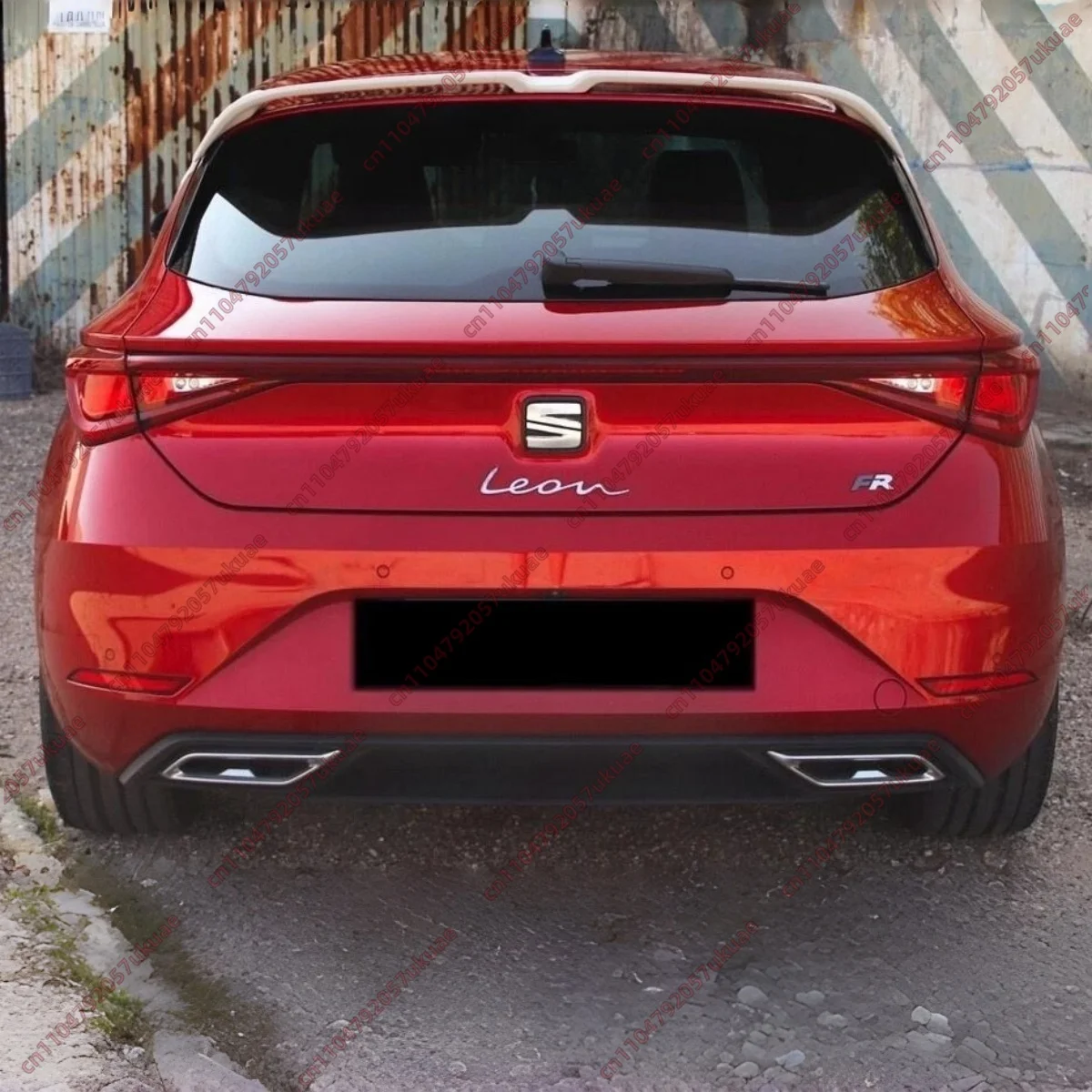 

Oettinger Style Rear Spoiler Roof Wings For Seat Leon Fr TDI TSI MK4 5-Door 2020 2021 2022 2023 2024 2025 2026 Tuning Trunk Lip
