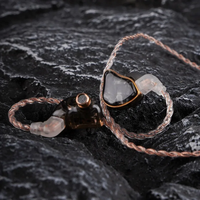 Słuchawki douszne NICEHCK DB2 HiFi 1DD+1BA Hybrydowe z Podwójnym Przetwornikiem, Mikrofonem, IEM, Odłączany Kabel 0.78 2Pin — zdjęcie produktu 5
