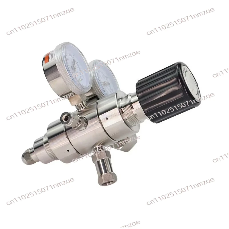 316L Stainless Steel Two-Stage Gas Regulator - Air Pressure Reducing Valve