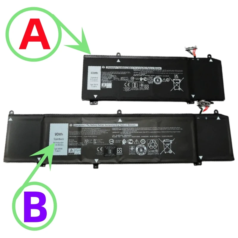 

XRGXX 1F22N Battery For DELL Alienware M15 M17 R1 G5 5590 G7 7590 7790 P37E P79F P82F P40E ALW15M ALW17M D1735R D3885B R1738R