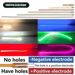 COB LED Filament Flexible 25mm 80mm 110mm 128mm 190mm 300mm DC3V Lamp Accessories Diode DIY Parts Pink Warm White Red Blue Green