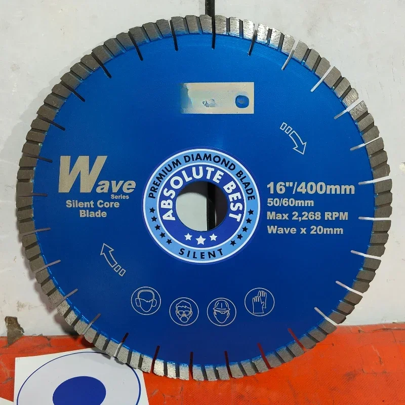 

Wave Silent Diamond Blade 20mm Segment Height Bridge Saw Diamond Cutting Blade Tools 14 diamond blade saw