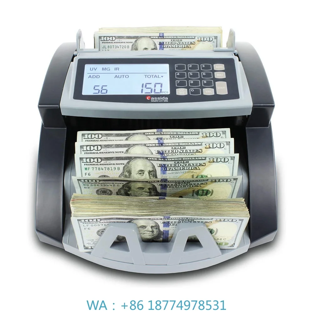 

Счетчик ценных счетов, машина для подсчета денежных денег, двойной детектор денег с верхней загрузкой