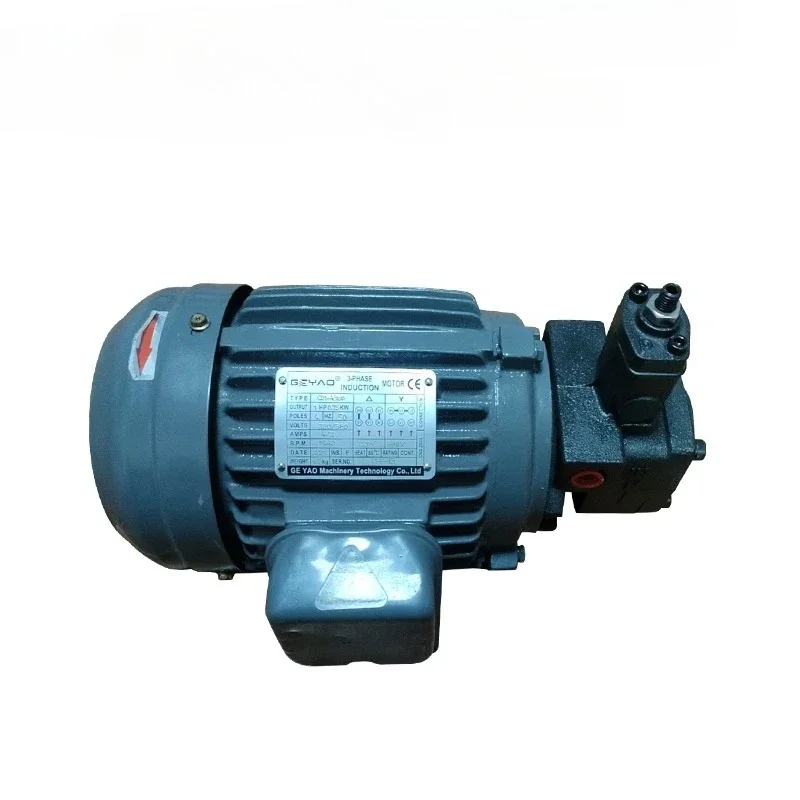 

Oil pump motor set VP20 + 0.75KW assembly inner shaft horizontal hydraulic motor electric hydraulic station special parts