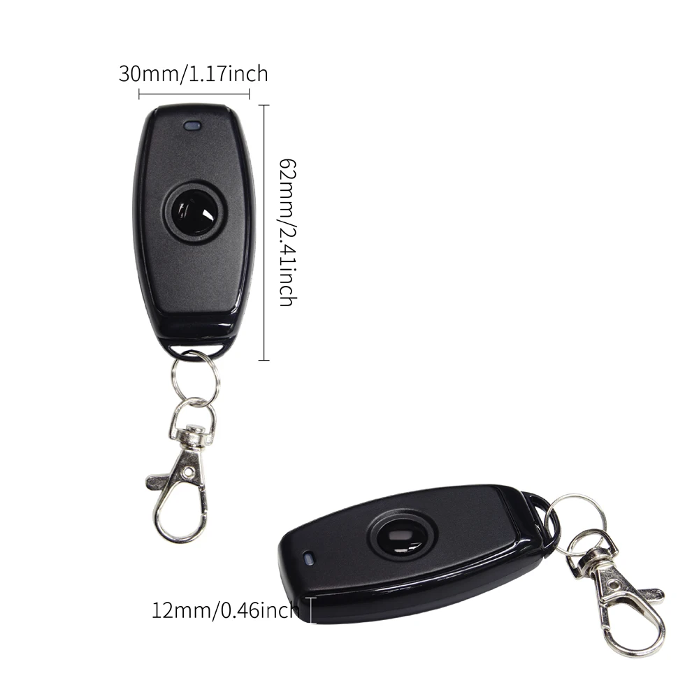 433Mhz รีโมทคอนโทรลไร้สาย RF AC 110V 220V หลอดไฟ LED ไร้สายสวิทช์ Corridor ห้องเครื่องส่งสัญญาณ