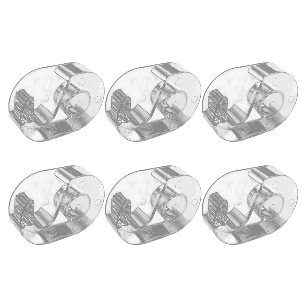 

6pcs Eyelash Tape Tape Dispenser Tape Eyelash Tape Divider Acrylic Non-woven Tape Dispenser