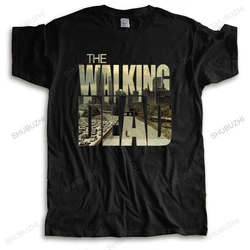 Camiseta con estampado de Uomo The Walking Dead para hombre, camisa de manga Corta de Maglietta, personalizable, estilo Hip Hop