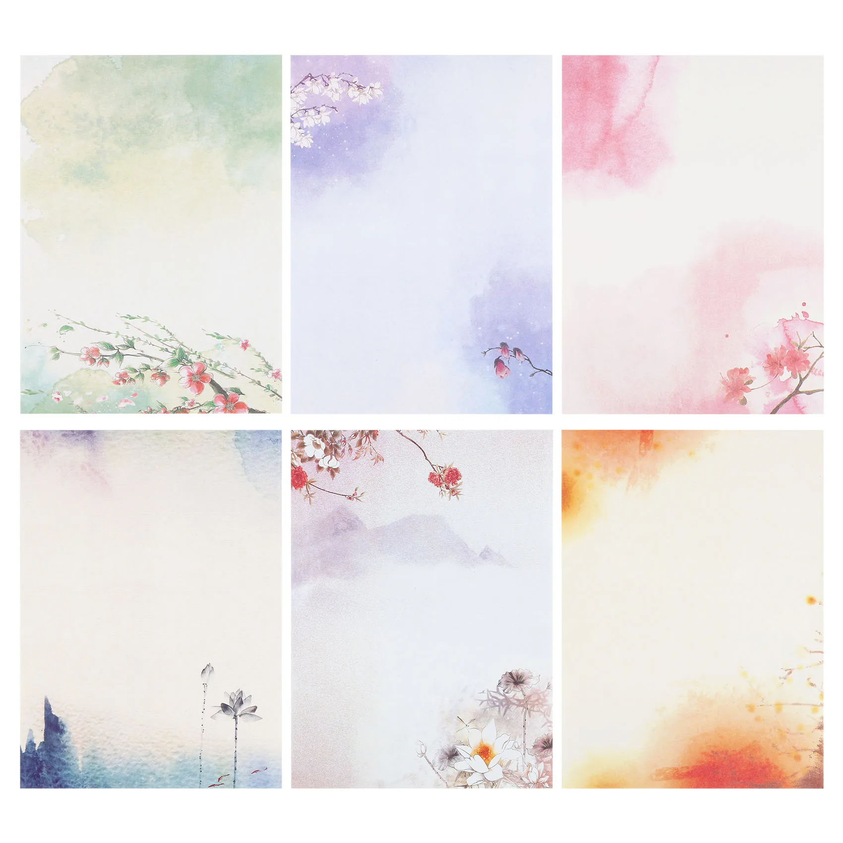 

A29F-48PCS Канцелярская бумага для письма, наборы бумаг для письма с буквами