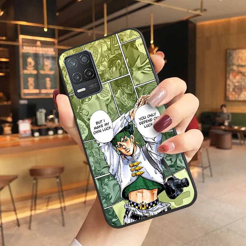 JoJo Bizarre Adventure Phone Case for OPPO Realme 8 7 6 6Pro 7Pro 8Pro 6i 6S Realme C3 C21 C21Y C11 C15 C20 C25 X3 SuperZoom