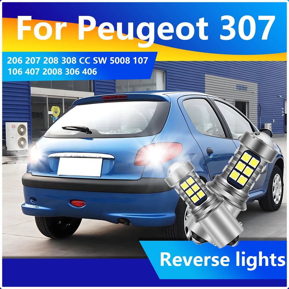 2PCS White Led Reve…