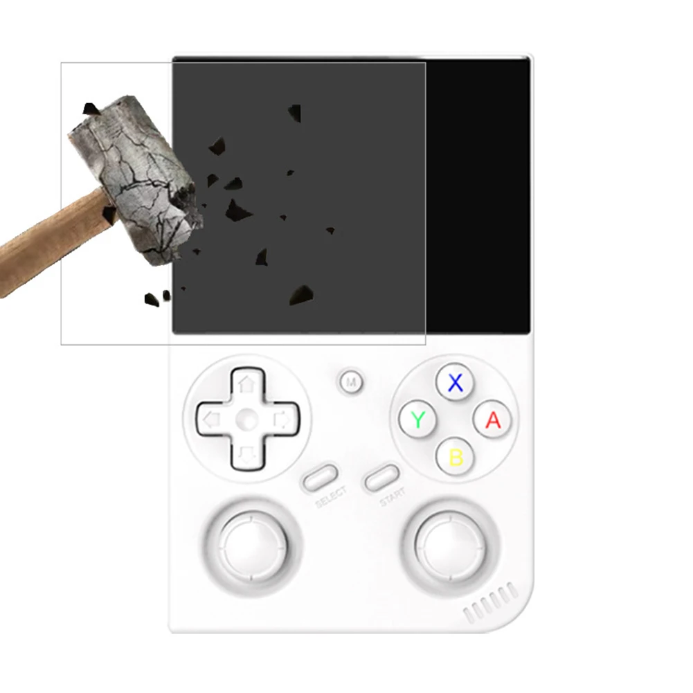 ل Anbernic RG35XX Pro واقي للشاشة الزجاج المقسى المضادة للخدش طبقة رقيقة واقية 9H HD شاشة فيلم ل Anbernic RG35XX Pro