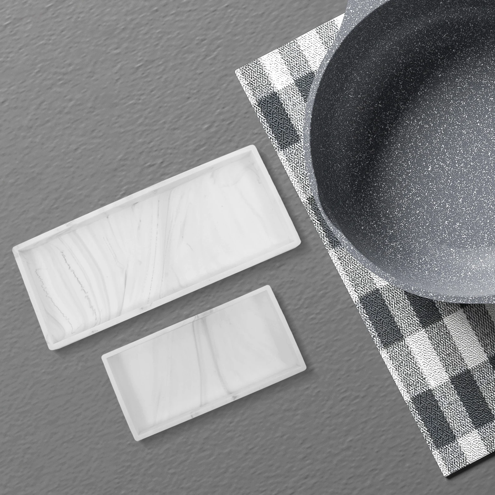 

2pcs Silicone Organizer Tray Kitchen Sink Bathroom Vanity Non-Slip Sponge Holder Storage Tray For Counter Top Drip Proof