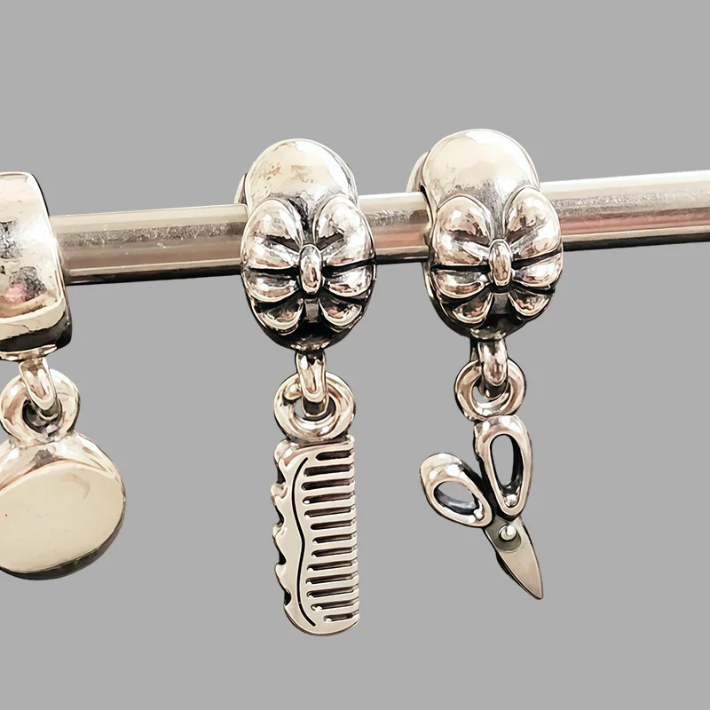 حار بيع سلسلة متعددة سحر الخرزة قلادة تنطبق على الأصلي الأوروبي تصفيح الفضة والمجوهرات DIY بها بنفسك صنع هدية رائعة فريدة من نوعها